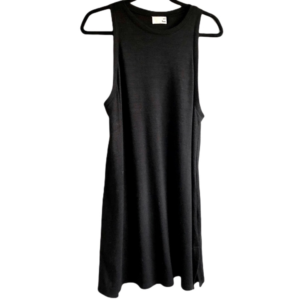 Aritzia | Wilfred Free Black Knit T-shirt Dress S